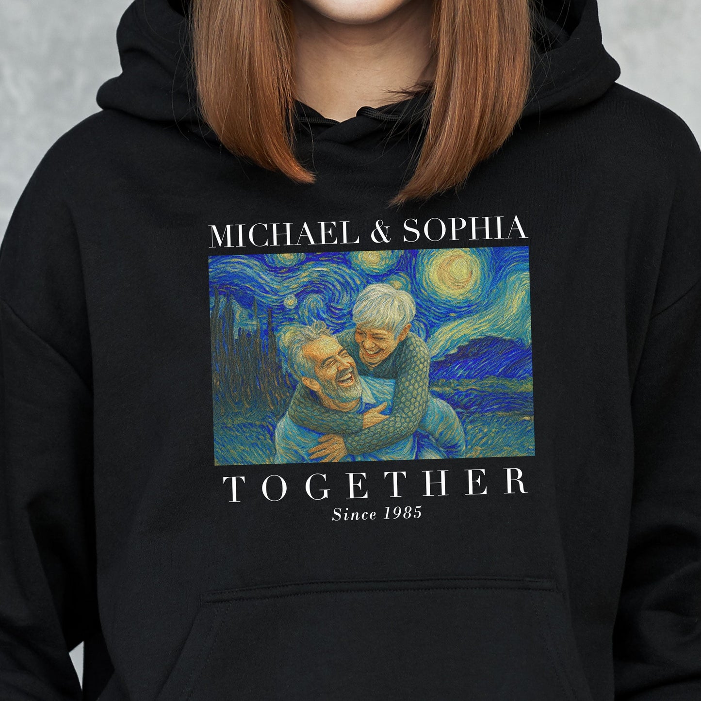 Together Since Couple Shirt Van Gogh Art - Personalized Photo Shirt