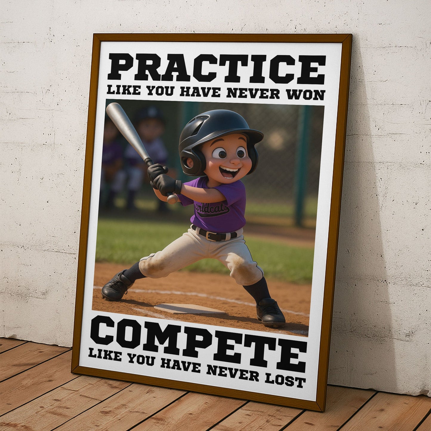 Cartoon Kid's Photo For Kids, Boys, Girls - Personalized Photo Poster