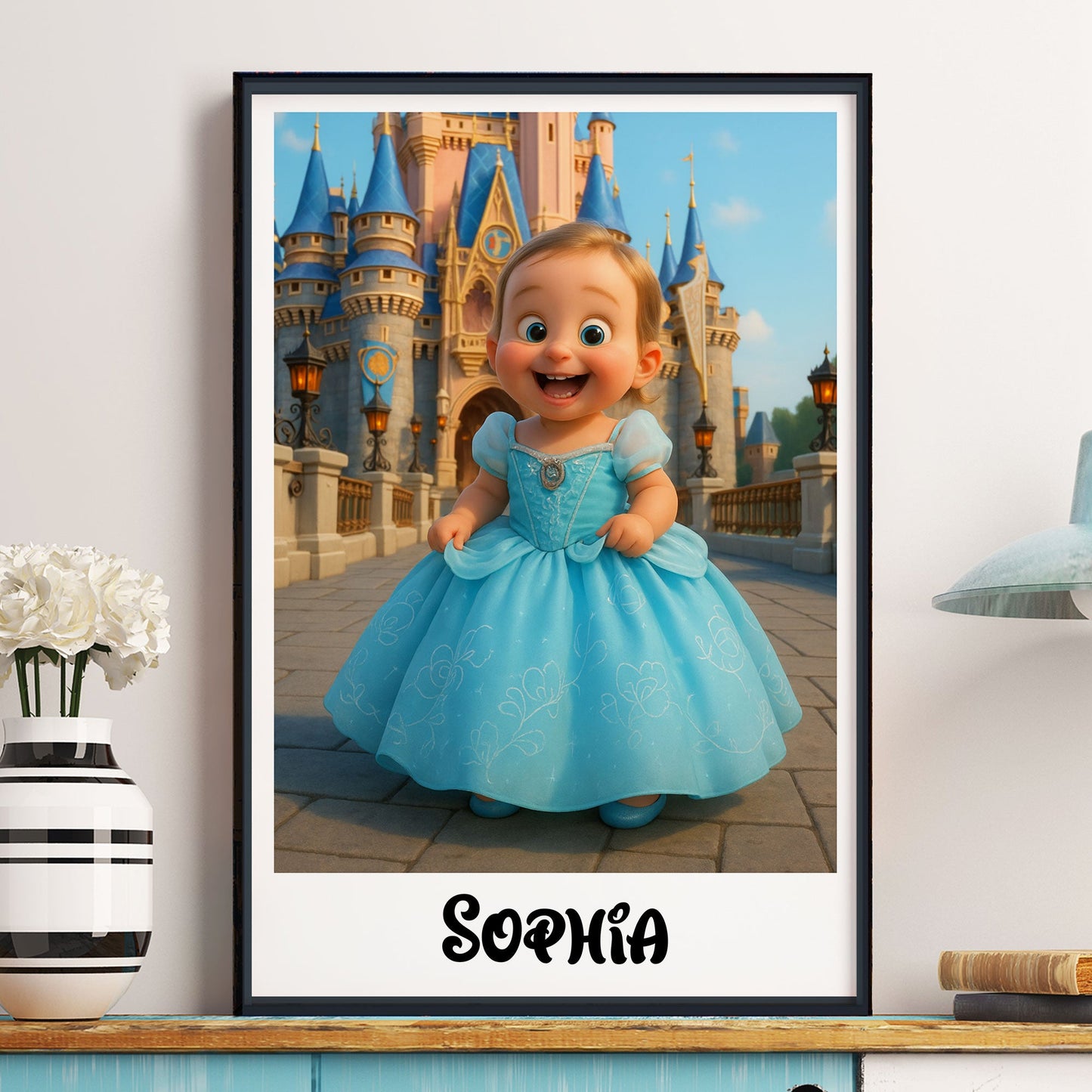 Cartoon Your Photo For Kids, Daughters, Sons, Grandkids - Personalized Photo Poster