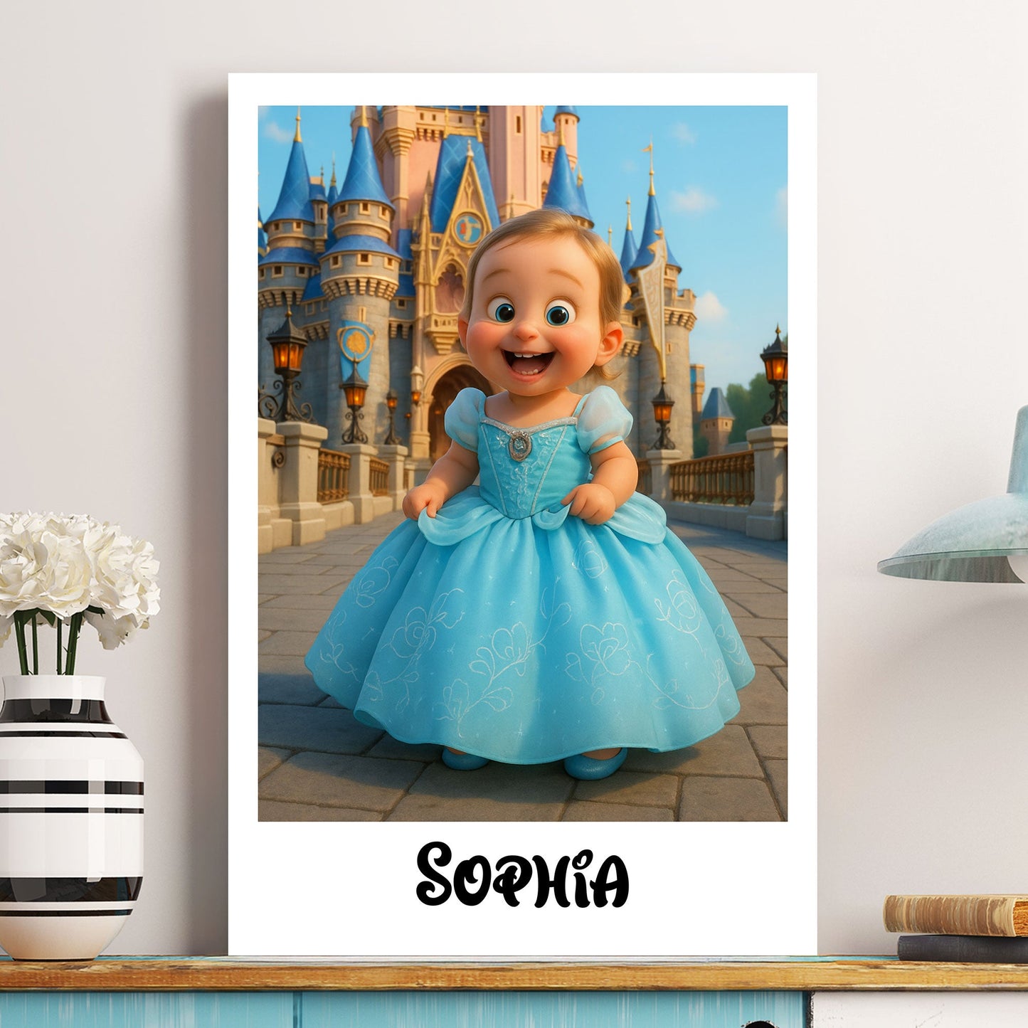 Cartoon Your Photo For Kids, Daughters, Sons, Grandkids - Personalized Photo Poster