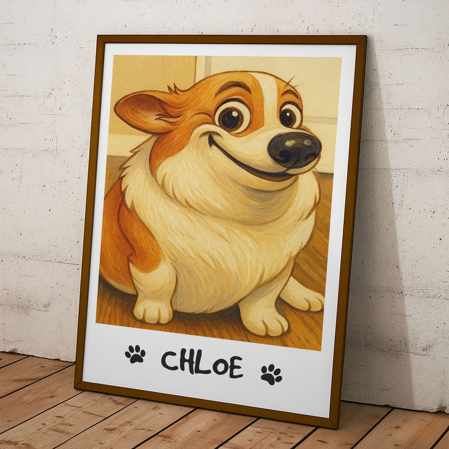 Custom Funny Pet Caricature Portrait For Dog Lovers, Cat Lovers - Personalized Photo Poster
