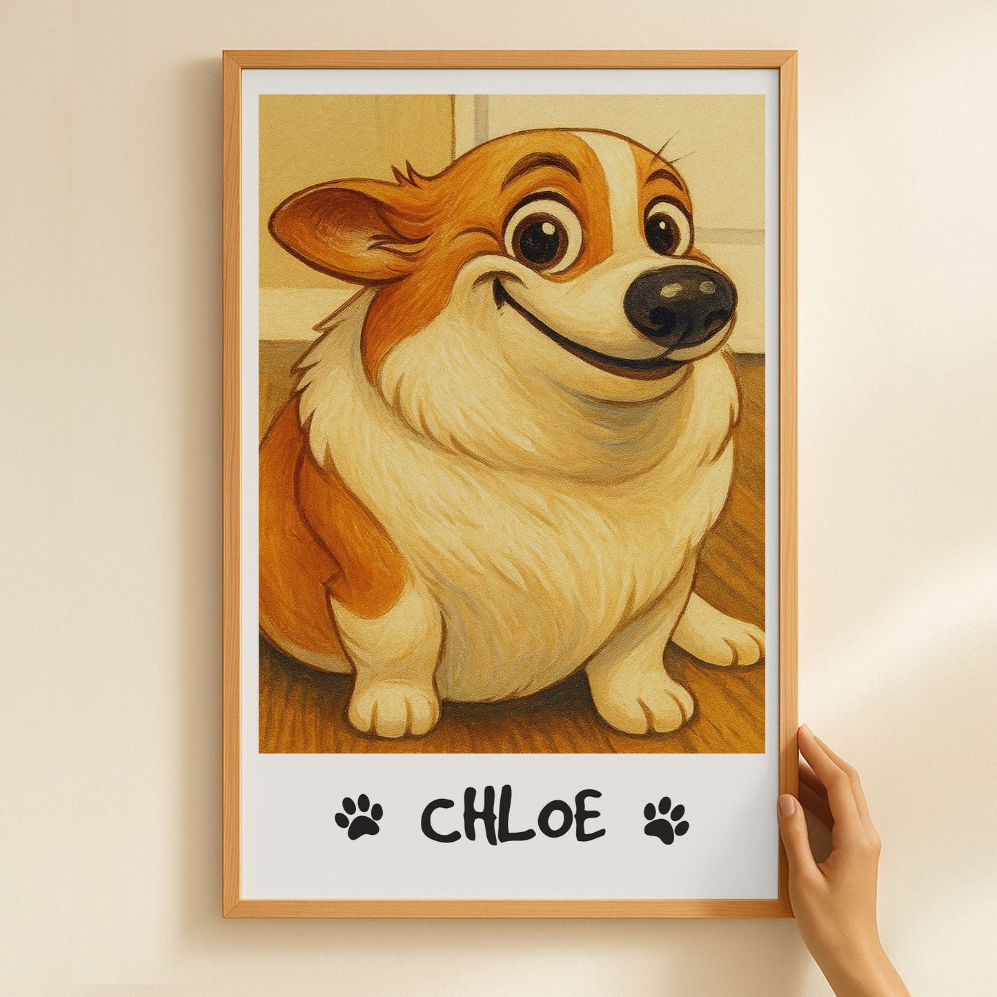 Custom Funny Pet Caricature Portrait For Dog Lovers, Cat Lovers - Personalized Photo Poster