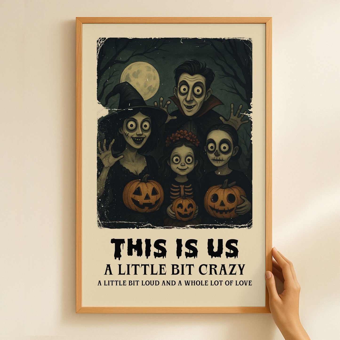 This Is Us A Little Bit Crazy - Personalized Photo Poster