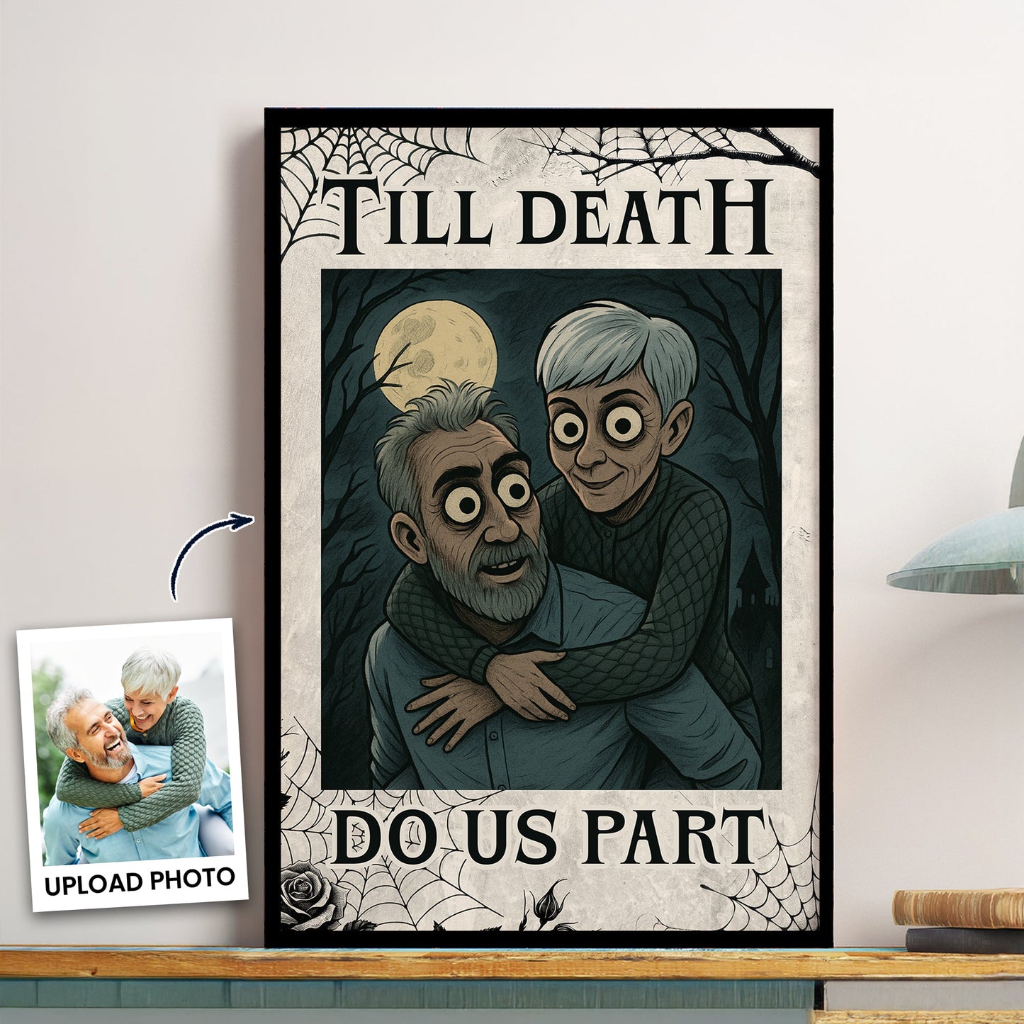 Till Death Do Us Part - Personalized Photo Poster
