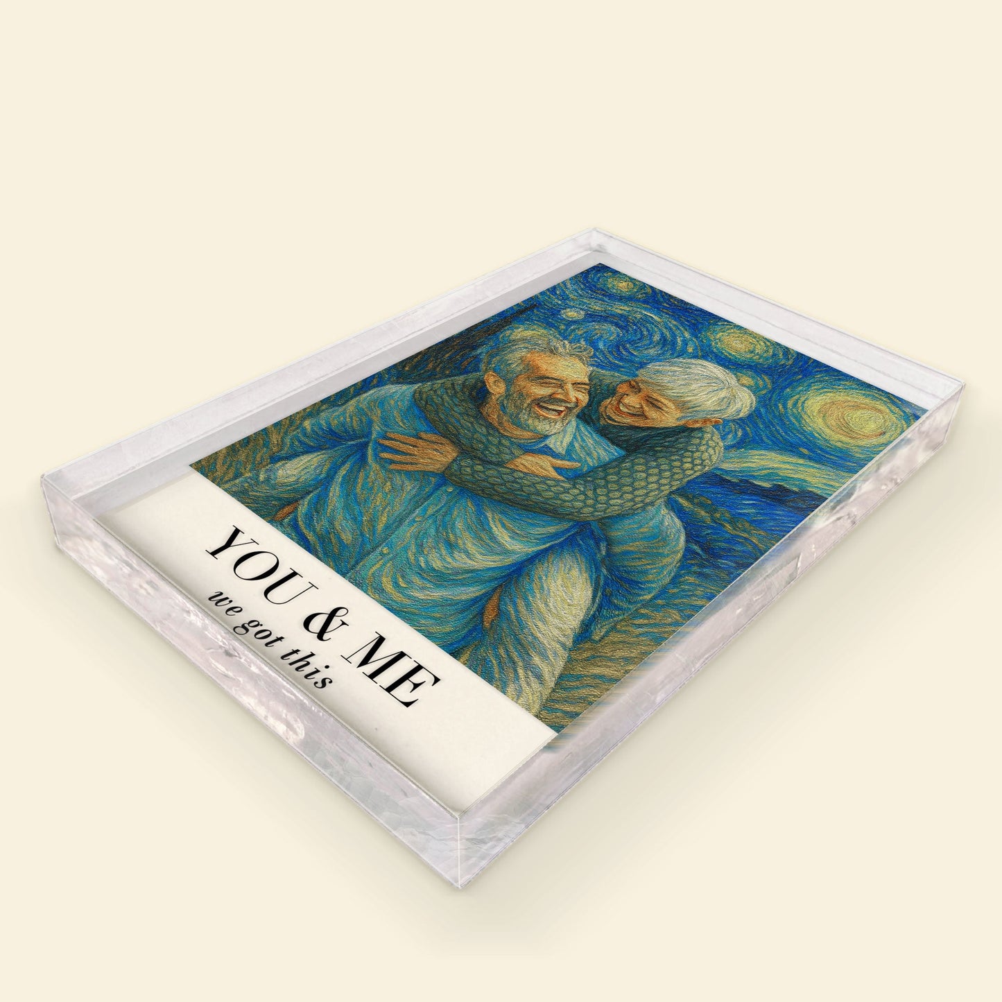 Van Gogh Wall Art You & Me We Got This - Personalized Acrylic Photo Plaque